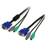 StarTech.com SVPS23N1 6 6 ft 3-in-1 PS/2 KVM Cable