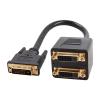 StarTech.com DVISPL1DD DVI Splitter Cable - 30cm (1ft) DVI to 2x DVI Video Splitter Cable