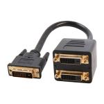 StarTech.com DVISPL1DD DVI Splitter Cable - 30cm (1ft) DVI to 2x DVI Video Splitter Cable