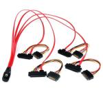 StarTech.com SAS808782P50 mSAS - SFF-8087 mSAS to SAS Cable - 50cm SFF-8087 to 4x SFF-8482 - 50cm
