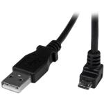 StarTech.com USBAUB2MD USB 2.0 - 480Mbps USB-A to Micro USB Cable - 2m Down Angle - Micro USB