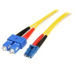 StarTech.com SMFIBLCSC10 Single-Mode - 9/125 Fiber Patch Cable - 10m Single-Mode Duplex - 9/125 - LSZH - LC/SC