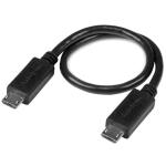 StarTech.com UUUSBOTG8IN USB 2.0 - 480Mbps Micro USB OTG Cable - 20cm Micro USB to Micro USB - M/M