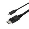 StarTech.com CDP2DPMM6B 4K 60Hz - HBR2 USB-C to DisplayPort Cable - 1.8m (6ft) - Black DP 1.2 Alt Mode - USB-C to DP - Thunderbolt 3 Compatible