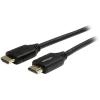StarTech.com HDMM2MP 4K 60Hz - HDR10 HDMI Cable with Ethernet - 2m (6ft) - Black Premium Certified HDMI 2.0 Cable with Ethernet - High Speed Ultra HD 4K 60Hz HDMI Cable HDR10 - HDMI Cord (Male/Male Connectors) - For UHD Monitors / TVs / Dis