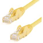 StarTech.com Cat6 - 650MHz - 100W PoE Ethernet Cable - 5m - Yellow Gigabit Ethernet Wire - RJ45 - UTP - Network-Patch Cord - Snagless - Strain Relief - Fluke Tested - UL-TIA Certified