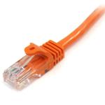 StarTech.com 45PAT5MOR Cat5e Ethernet Patch Cable - 5m - Orange Snagless - RJ45 Connectors