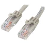 StarTech.com 45PAT10MGR Cat5e Ethernet Patch Cable - 10m - Gray Snagless - RJ45 Connectors