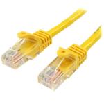 StarTech.com 45PAT10MYL Cat5e Ethernet Patch Cable - 10m - Yellow Snagless - RJ45 Connectors