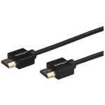 StarTech.com HDMM2MLP 4K 60Hz HDMI Cable with Ethernet - 2m (6.6ft) - Black HDMI 2.0 Cable - 4K 60Hz Premium Certified High Speed HDMI Cable with Ethernet - Ultra HD HDMI Cable - Long HDMI Cable / Cord for TV / Monitor / Laptop / PC - HDMI