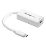 StarTech.com CDP2MDP USB-C to Mini DisplayPort Adapter - 4K 60Hz - White - USB 3.1 Type-C to Mini DP Adapter