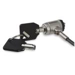 StarTech.com LTLOCKKEY 2m(6ft) Laptop Cable Lock with Keys - Keyed Security Cable Lock for Compatible K-Slot Laptops, Desktops, Computers & Other Devices - Anti-Theft Vinyl Coated Steel Cable Lock