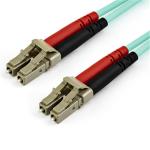 StarTech.com A50FBLCLC15 10 Gb - 50-125 - LSZH Fiber Optic Cable - 15m - Aqua OM3 - LC-LC - Multimode - Duplex - Patch Cable