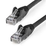 StarTech.com N6LPATCH15MBK Cat6 - 10GbE - LSZH Ethernet Cable - 15m - Black LSZH CAT6 / 10 Gigabit / RJ45 UTP Network Patch Cord Snagless with Strain Relief - Male to Male