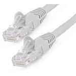 StarTech.com N6LPATCH15MGR Cat6 - 10GbE - LSZH Ethernet Cable - 15m - Gray LSZH CAT6 / 10 Gigabit / RJ45 UTP Network Patch Cord Snagless with Strain Relief - Male to Male