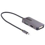 StarTech.com 118-USBC-HDMI-VGADVI USB-C Video Adapter HDMI-VGA-DVI