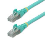 StarTech.com NLAQ-2M-CAT6A-PATCH Cat6a - 10GbE - LSZH Ethernet Cable - 2m - Aqua LSZH - Male to Male