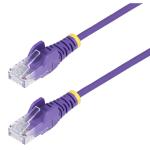 StarTech.com N6PAT100CMPLS 1m Purple Slim CAT6 Ethernet Cable