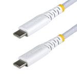 StarTech.com USB2CC3MNCBRWH 3m (10ft) Braided USB-C Charging Cable