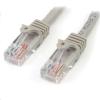 StarTech.com 45PAT1MGR Cat5e Patch Cable - 1m - Gray Snagless - RJ45 Connectors StarTech.com 45PAT1MGR Cat5e Patch Cable - 1m - Gray Snagless - RJ45 Connectors