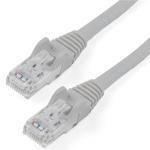 StarTech.com N6PATC7MGR Cat6 - 10GbE - 100W PoE++ Ethernet Cable - 7m - Gray Gigabit Ethernet Wire / 650MHz 100W PoE++ RJ45 UTP Category 6 Network / Patch Cord Snagless with Strain Relief Fluke Tested UL / TIA Certified - Male to Male