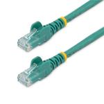 StarTech.com 650MHz - 100W PoE++ Cat6 Ethernet Cable - 1m - Green Gigabit Ethernet Wire - RJ45 - UTP - Network-Patch Cord - Snagless - Strain Relief - Fluke Tested - UL-TIA Certified