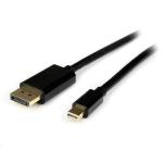 StarTech.com MDP2DPMM4M 4K x 2K Mini DisplayPort to DisplayPort 1.2 Cable - 4m (13ft) - Black 4K x 2K UHD Mini DP to DP Cable for monitor / mDP to DP Converter Cord - Male to Male