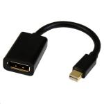 StarTech.com MDP2DPMF6IN 4K x 2K Mini DisplayPort to DisplayPort Adapter - 15cm (6") 4K x 2K UHD Video / Mini DP to DP Converter / Mini DisplayPort to DisplayPort 1.2 Adapter / mDP PC/Computer to DP Monitor / Display - Male to Female