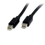 StarTech.com MDISPLPORT6 4K x 2K Mini DisplayPort Cable - 2m (6ft) - Black 4K x 2K Ultra HD Video - Mini DisplayPort 1.2 Cable / Mini DP to Mini DP Cable for Monitor / mDP Cord works with Thunderbolt 2 Ports - Male to Male