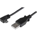 StarTech.com USBAUB1MRA USB 2.0 - 480Mbps USB-A to Micro USB Cable - 1m Right Angle - Micro USB Charge & Sync