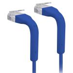 Ubiquiti UniFi Cat6 10GbE Bendable Patch Cable - 1m, Blue