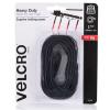 Velcro VEL25556 Cable Management Tape - 1m - Black Heavy Duty - Strong Bond for Indoor use - Superior Holding Power up to 3kg - 25mm Width Velcro VEL25556 Cable Management Tape - 1m - Black Heavy Duty - Strong Bond for Indoor use - Superior Holding Power up to 3kg - 25mm Width