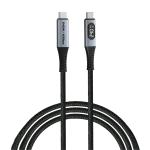 Verbatim 31849 Cable USB-C to USB-C 240W 40 Gbps Display 120 cm