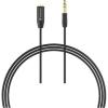 Verbatim 66574 3.5mm Audio Extension Cable - 3m - Black Aux