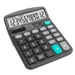 Sansai CAL2126 12-Digit Dual Power Desktop Home Office Calculator - Grey