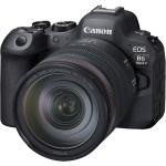 Canon EOS R6 Mark II Mirrorless Camera with 24-105mm f/4L Lens Kit 24.2MP Full-Frame CMOS Sensor - 4K60 10-Bit Internal Video - C-Log 3 - Sensor-Shift 5-Axis Image Stabilization - 40fps E. Shutter - 12fps Mech. Shutter - External 6K ProRes