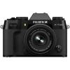 Fujifilm X-T50 Mirrorless Camera with 15-45mm f/3.5-5.6 Lens - Black 40.2MP APS-C X-Trans CMOS 5 HR Sensor - 7-Stop In-Body Image Stabilization - 20 Film Simulation Modes - 4K 60p - 6.2K 30p 4:2:2 10-Bit Video