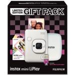 Fujifilm Instax Mini LiPlay Instant Film Camera - White Limited Gift Pack