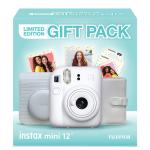 Fujifilm Instax Mini 12 Limited Edition Instant Camera Christmas Gift Pack 2025 - White