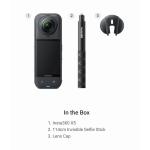 Insta360 X5 360° Waterproof 8K Action Camera Ge-Set Bundle - Includes 1 x Insta360 X5, 1 x Lens Cap and 1 x 114cm Invisible Selfie Stick.