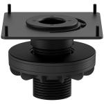 Logitech Tap ConferenceTouch Control Table Mount - Display Angle14° - 180° Swivel - Through-Grommet Cabling
