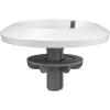 Logitech Rally Mic Pod Mount Grommet Hole Diameter: 25 - 65 mm, White - Anchors Mic Pod to a table or ceiling - Compatible with - Rally - Rally Bar - Rally Bar Mini