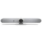 Logitech Rally Bar 4K PTZ All-in-one Conference Video Bar, White - FOV 90°, 15x Zoom, Microphone Range up to 7M