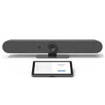 Logitech Rally Bar Mini + TAP IP 4K PTZ All-in-one Conference Video Bar - MTR on Android FoV 120° - 4x Zoom - Microphone Range up to 7m