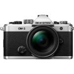 OM-SYSTEM OM-3 Mirrorless Camera(Silver) with 12-45mm f/4 Lens