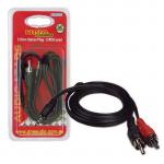 DNA ALR035 3.5MM STEREO PLUG TO 2 RCA LEAD 1.5M