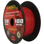 DNA AWP1120 DNA CABLE 20 GAUGE  HOOK UP RED 100MTR