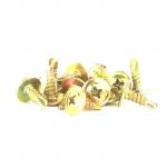 DNA WSS812G SCREW BUTTON HEAD SELF DRILLING GOLD 8G 12MM (100 PACK)