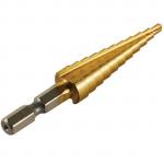 DNA WUB313 TOOL STEP DRILL 3 - 13MM  11 STEPS TITANIUM COATED