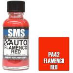 SMS PA42 AIR BRUSH PAINT 30ML FLAMENCO RED ACRYLIC LACQUER SCALE MODELLERS SUPPLY